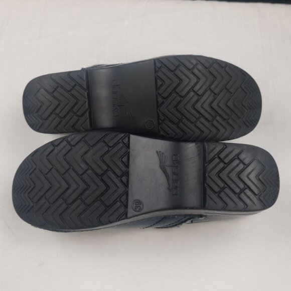 Dansko Women's Green Snake Print Shoes/Clogs Sz 39 SKU 3968 - Picture 5 of 10